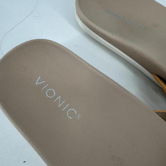 Vionic Sandals 10 dava slip on woven flat beach comfort summer spring colorful - Picture 6 of 9